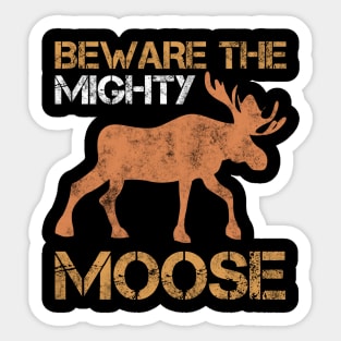 Deer Moose Quote Sticker